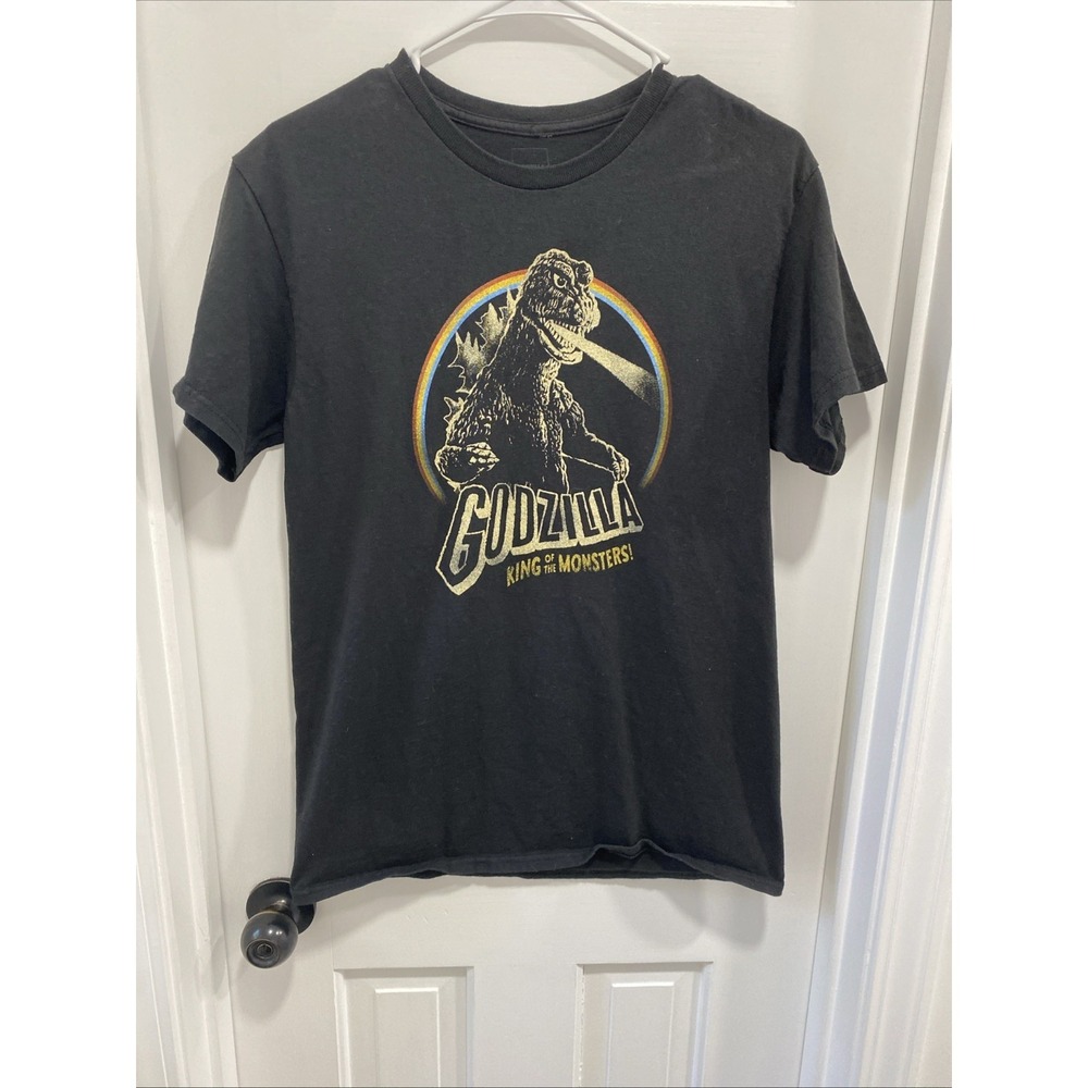 Godzilla Mens Black T-Shirt Size Medium King Of The Monsters